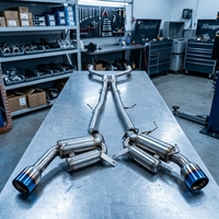Système d'échappement en acier inoxydable avec valve pour Nissan 350Z 3.5 (2002-2008) et 370Z (2004)