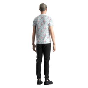 Camiseta de sublimación de alto rendimiento para hombre, de manga corta, tipo polo con cuello con cremallera y cuello alto. - Product Image 6