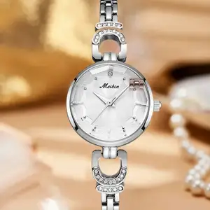 MEIBIN Uhr Damen moderne Frauen benutzer definierte Uhr Luxus teure Uhr Geschenk box Männer Fall Lünette