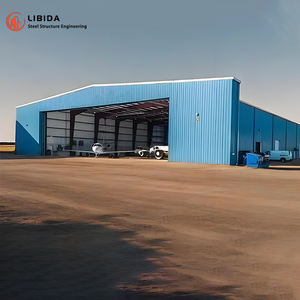 هيكل فولاذية جاهزة الصنع معزولة بطبقة مزدوجة ، بناء حنجرة طائرات مسبقة الصنع - Product Image 2