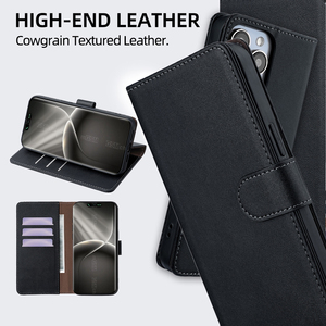 Étui de luxe en cuir pour téléphone portable Tecno Camon 50 40 <span class=keywords><strong>Pro</strong></span> Pop10 Spark 50 40, étui portefeuille à rabat, étui de protection pour téléphone portable - Product Image 2