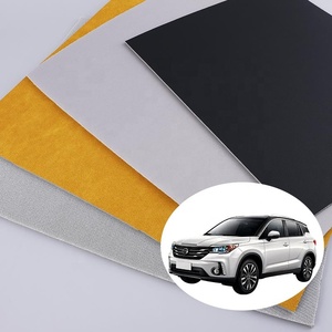 <span class=keywords><strong>Tissu</strong></span> en mousse de polyester laminé sur mesure, avec envers en mousse fine et maille suédée, pour revêtement de toit automobile, doublure de toit automobile, housses de siège - Product Image 3