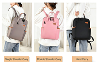 Article cadeau élégant pour des cadeaux d'hiver romantiques, sac à dos pour ordinateur portable personnalisé, grande capacité, imperméable, compartiment portable