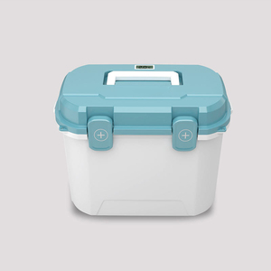 Glacière de pêche rotomoulée en PP, thermique, moderne, portable, professionnelle, avec seau à appâts vivants, système d'aération oxygéné, panneau solaire et compartiment alimentaire - Product Image 2