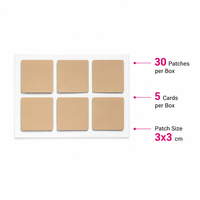 Patchs CoQ10 30 Patchs Transdermiques Bien-être 3x3cm Patchs Discrets à Porter pour la Vente en Gros