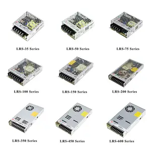 MEANWELL fuente de alimentación 35W 50W 75W 100W 150W 200W 350W 450W 600W bien 5V a 48V para luces LED