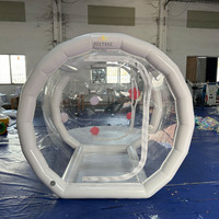 Dôme gonflable de tente de bulle de pavillon de grand hôtel de PVC clair bon marché extérieur à vendre