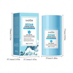 Koreaanse Private Label SADOER <span class=keywords><strong>Marine</strong></span> Verstevigende Herstellende Hydraterende Moddermasker Stick Reinigende Gezichtsmoddermasker voor Alle Huidtypen - Product Image 6