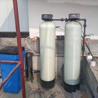 Système d'eau adoucie de 1 à 2 tonnes Équipement d'eau désionisée Volume d'eau commercial/domestique Système d'eau adoucie