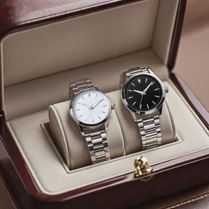 Montres de luxe légères pour femmes avec bracelet en acier, montres unisexes pour cadeaux, disponibles auprès des fabricants en stock - Product Image 2