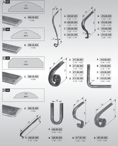 Pasamanos decorativos Componentes <span class=keywords><strong>de</strong></span> hierro forjado Elementos Extremos <span class=keywords><strong>de</strong></span> pasamanos para puerta Valla Piezas <span class=keywords><strong>de</strong></span> <span class=keywords><strong>escalera</strong></span> - Product Image 6