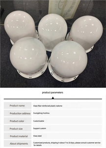 ฝาครอบจานรับสัญญาณดาวเทียมแบบเรือทำจากไฟเบอร์กลาสเสริมแรง (FRP) คุณภาพสูง แข็งแรง ทนทาน สำหรับงานมืออาชีพ รองรับระบบ Satcom และ Starlink พร้อมบริการตัดตามแบบ - Product Image 6