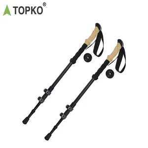 TOPKO camping mountain backpacking walking trekking hiking wholesale survival trekking pole