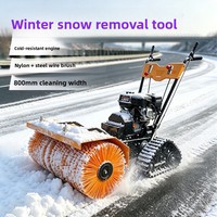 Souffleuse à neige compacte à chenilles de type poussé avec système de purge thermique et procédé de nettoyage/décapage acide pour l'élimination de la neige résidentielle et communautaire