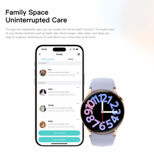 NEEXXT Modèle Sense6 1.43 pouces AMOLED 466x466 Grand écran IP68 étanche pour hommes femmes Sports Fitness Tracker Smart Watch - Product Image 2