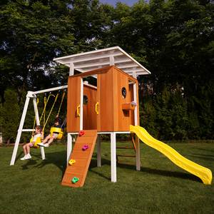 Ensembles de terrains de jeux pour enfants <span class=keywords><strong>en</strong></span> vente Cadre d'<span class=keywords><strong>escalade</strong></span> <span class=keywords><strong>en</strong></span> bois avec accessoires <span class=keywords><strong>en</strong></span> plastique - Product Image 3