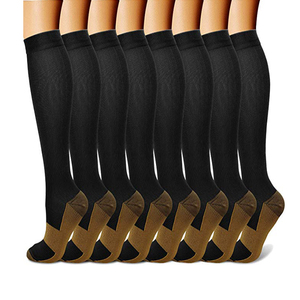 Nuevo producto Calcetines de compresión con infusión de cobre 15-20 Mmhg para correr Viajes - Product Image 1