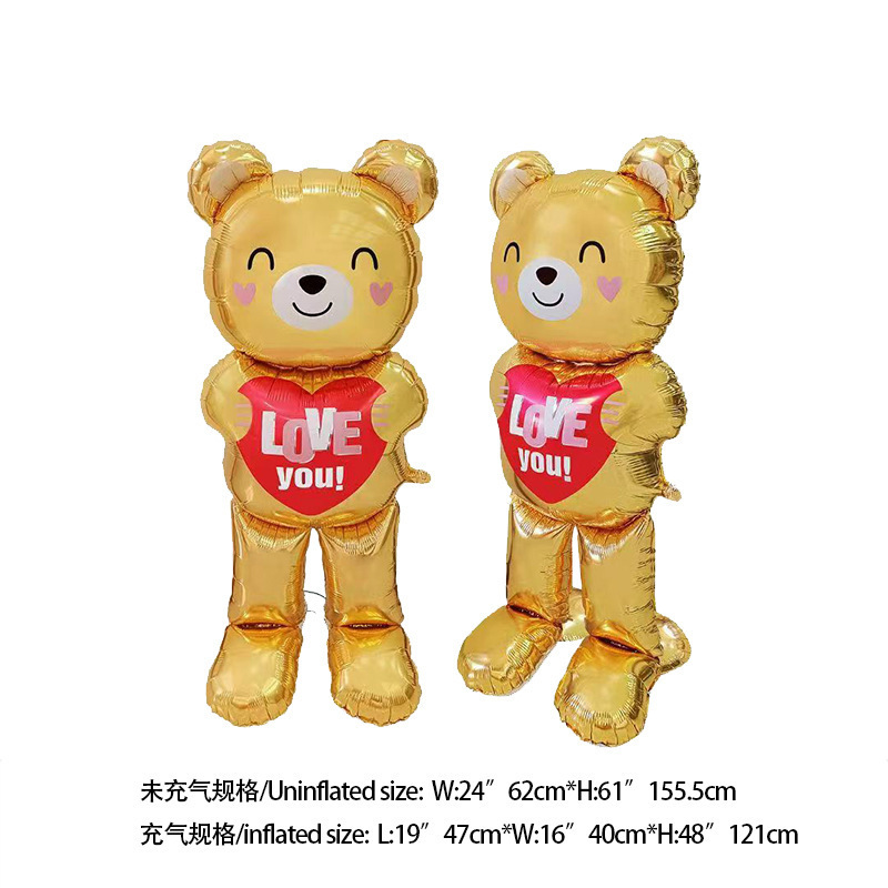 Orso arancione da 60 pollici