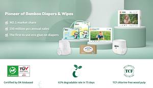 <span class=keywords><strong>Pannolini</strong></span> Naturali Ecologici per Neonati con Polpa di Cellulosa, Super Assorbenti e Anti-Perdita 3D, Vendita all'Ingrosso - Diventa il Tuo Partner - Product Image 6