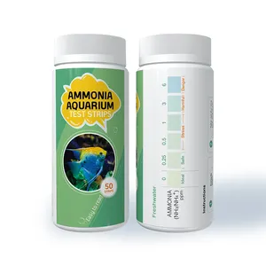 Kit di Test per azoto ammoniacale per acquari acquario stagno kit test acqua strisce d'acqua d'acqua dolce e acqua salata