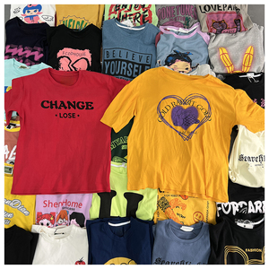 T-shirt à manches courtes pour homme, vêtements d'occasion tendance 2025, t-shirt décontracté à imprimé tendance, col rond pour homme, expédition aléatoire - Product Image 2