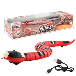 Infrared Induction Remote Control Smart Sensing Interactive Electronic Snake Toy Cat