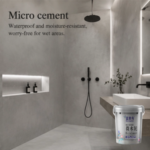 Vente en gros usine de microciment imperméable pour piscines, spas, salles de bain, douches et revêtements muraux et de sols en microciment - Product Image 1