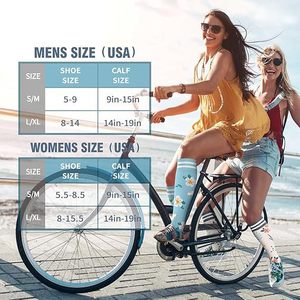 Chaussettes <span class=keywords><strong>de</strong></span> compression pour femmes 15-25 mmHg, hauteur genou, soutien gradué, pour infirmières, travail debout, <span class=keywords><strong>voyage</strong></span>, usage quotidien - Product Image 2