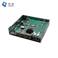 Ventilador Industrial Pc Intel I3 I5 I7 Quad Core DDR4 SSD 2 LAN 6 COM WIN10 11 Linux WiFi BT Embedded DIN Rail Industrial Mini Pc