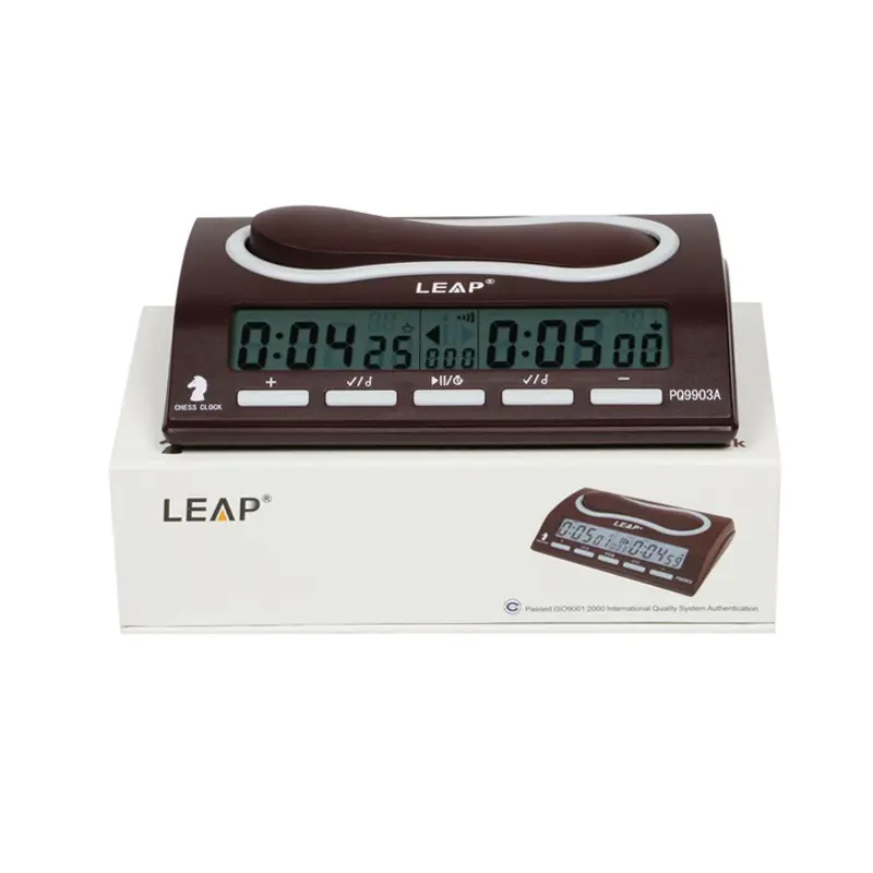 Leap Professionele Schaken Klok Game Timer Digitale Backgammon Set Schaken Timer Voor Groothandel
