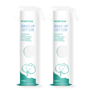 OEM/ODM étiquette douce personnalisée <span class=keywords><strong>coton</strong></span> démaquillant outil rembourré Nail Art tampons de nettoyage démaquillage cosmétique lingette tampons visage - Product Image 1