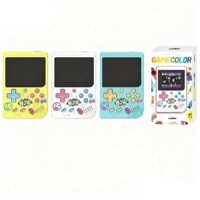 Console de jeu vidéo portable rétro mini avec écran couleur, batterie 1050 mAh, 400 jeux intégrés