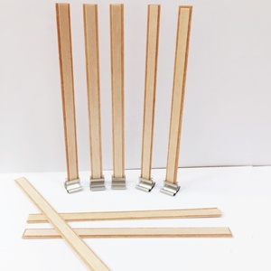 Double Wooden <strong>Wick</strong> <strong>Candle</strong> <strong>Wick</strong> Wood <strong>Candles</strong> Core <strong>Wick</strong> Paraffin <strong>Candle</strong> DIY Making Supplies - Product Image 5