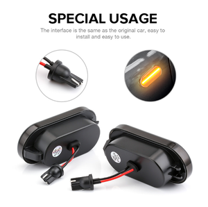 Feux latéraux à LED dynamiques avec clignotants pour VW <span class=keywords><strong>Golf</strong></span> <span class=keywords><strong>3</strong></span> 4 T5 pour Passat 3BG pour Polo 6N - Product Image 4
