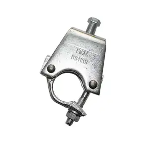 BS JIS 48.3/60.3mm Scaffold Tube Pressed Swivel Scaffolding Clamp adjustable tube /adjustable pipe clamps