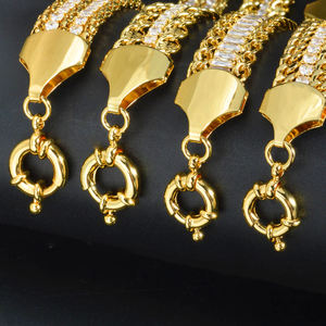 Pulsera de joyería de moda para mujer, chapada en oro de 18 quilates, con dije de borla de latón, diseño budista, larga, plateada, con diamantes, llamativa y de tendencia, ideal como regalo. - Product Image 6