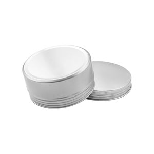 Envase de bálsamo labial de crema de Metal de aluminio plateado vacío 5G-200g cera para el cabello olla vela tarro lata para aceites esenciales - Product Image 3