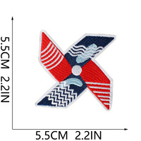 Patchs thermocollants en feutre non tissé écologiques pour le 4 juillet, Jour de l'Indépendance, Statue de la Liberté, applique brodée, drapeau américain pour chapeaux