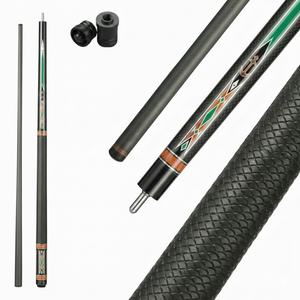Queue de <span class=keywords><strong>billard</strong></span> en fibre de carbone lisse 58'' 20oz avec pointe laminée et poignée souple pour <span class=keywords><strong>accessoires</strong></span> de <span class=keywords><strong>billard</strong></span> 8 boules et 9 boules - Product Image 1