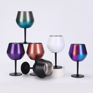 Calice a Doppia Parete in Acciaio Inox 304, Bicchieri da Champagne, Bicchiere Termico per Vino con Parti Rimovibili - Product Image 5