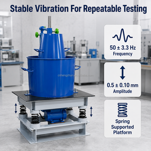 Digitaler <span class=keywords><strong>Vebe</strong></span>-Meter für Betonlabor zur Prüfung der Konsistenz und Verdichtungsleistung von steifem Betonmischungen - Product Image 4
