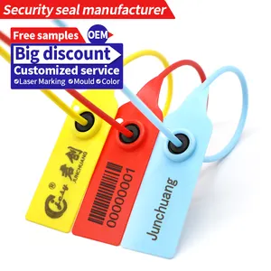 JCPS006 450/500mm Plastic Security Seal Plastics Seal Tag Plastic Numbered Custom Seals