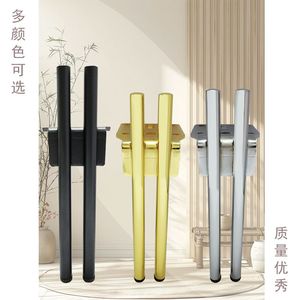 Modern Minimalist Furniture Legs Iron Table Support Heavy Duty Black Gold Silver Decorative Chopstick Shape - Product Image 1