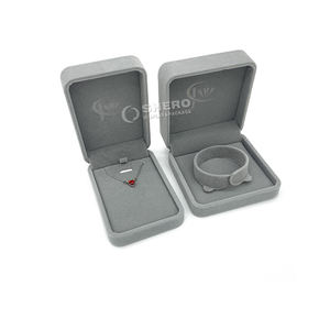 Caja de Joyería de Gamuza de Lujo, Caja de Empaque para Anillos, Personalización Avanzada, Empaque de Regalo, Caja de Empaque para Joyería - Product Image 2