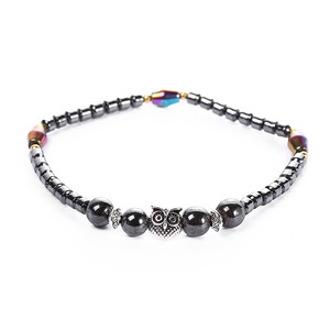 Perte de poids aimant bracelets de cheville pour femmes hommes hibou animaux pierre thérapie magnétique Bracelets cheville soulagement de la douleur santé bijoux - Product Image 3