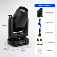 Projecteur LED 800W 4-en-1 BSWF à tête mobile avec CMY CTO Beam Spot Wash Framing Shutter, CRI élevé Ra>90 pour théâtre et concert