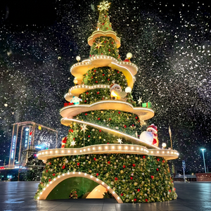 Arbre de Noël géant extérieur LED IP65 avec lumières pour centre commercial, place publique et centre-ville, décoration de fêtes - Product Image 1