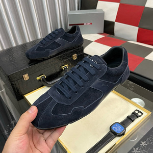 Zapatillas Deportivas Casuales de Diseño Premium para Hombre, Cuero Genuino, Cómodas, Suela Antideslizante, con Cordones, para Todas las Temporadas, con Estampado de Moda - Product Image 2