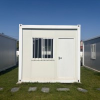 Maison conteneur modulaire préfabriquée de luxe moderne de 20 pieds, portable et démontable, pour habitation, bureau, appartement, école ou bâtiment de bureaux