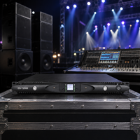 Amplificateur de puissance numérique 2 canaux classe D, amplificateur en rack 1U pour système audio professionnel